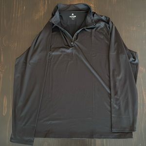 G/Fore Men’s XL Black Quarter Zip with Skull Detail